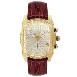 Aqua Master Ladies Yellow Tone Diamond Bubble Watch