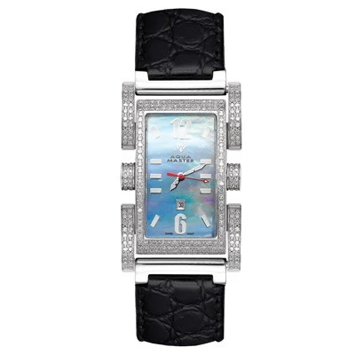 Aqua Master Diamond Ladies Watch 2.75ct Flex Blue Dial 1 Aqua Master Diamond Ladies Watch 2.75ct Flex Blue Dial