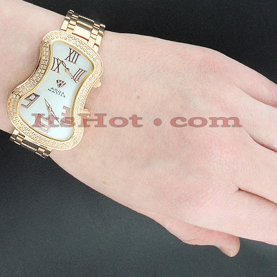 Aqua Master Dual Time Zone Diamond Watch 1.50ct 3 Aqua Master Dual Time Zone Diamond Watch 1.50ct - Image 3