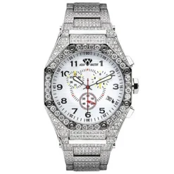 Aqua Master Men's Diamond Bracelet Watch 17.65