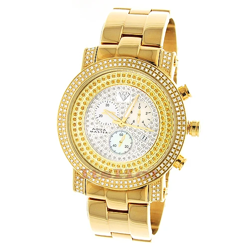 Aqua Master Men's Diamond Watch 2.25ct 1 Aqua Master Men's Diamond Watch 2.25ct