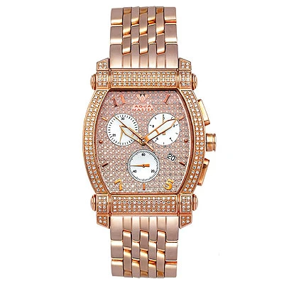 Aqua Master Unisex Real Diamond Watch 2.50ct Rose Gold Tone 1 Aqua Master Unisex Real Diamond Watch 2.50ct Rose Gold Tone