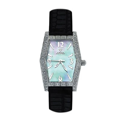 Aqua Master Women's Pave Diamond Watch 0.70ct MOP Face 1 Aqua Master Women's Pave Diamond Watch 0.70ct MOP Face