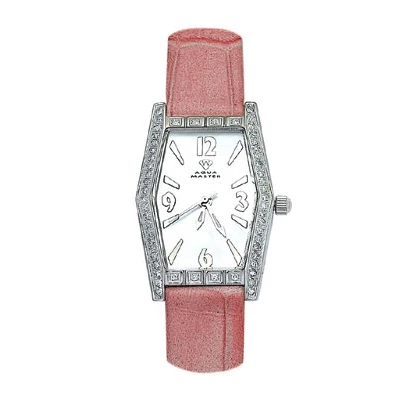 Aqua Master White Dial Women's Pave Diamond Watch 0.70ct 1 Aqua Master White Dial Women's Pave Diamond Watch 0.70ct