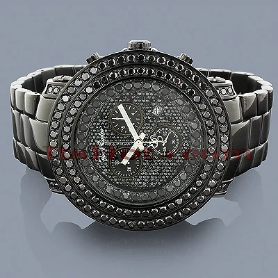 Hip Hop Oversized Black Diamond Watch For Men Joe Rodeo Junior 8ct 2 Hip Hop Oversized Black Diamond Watch For Men Joe Rodeo Junior 8ct - Image 2