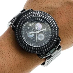 Hip Hop Oversized Black Diamond Watch For Men Joe Rodeo Junior 8ct 13 Hip Hop Oversized Black Diamond Watch For Men Joe Rodeo Junior 8ct -PNZ Watches Shop black diamond watch by joe rodeo junior 800ct p 42975 bod2