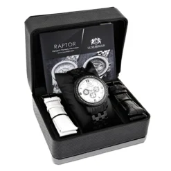 Black Diamond Watch By Luxurman Men's Watches 2.25ct -PNZ Watches Shop black diamond watch by luxurman mens watches 225ct 4