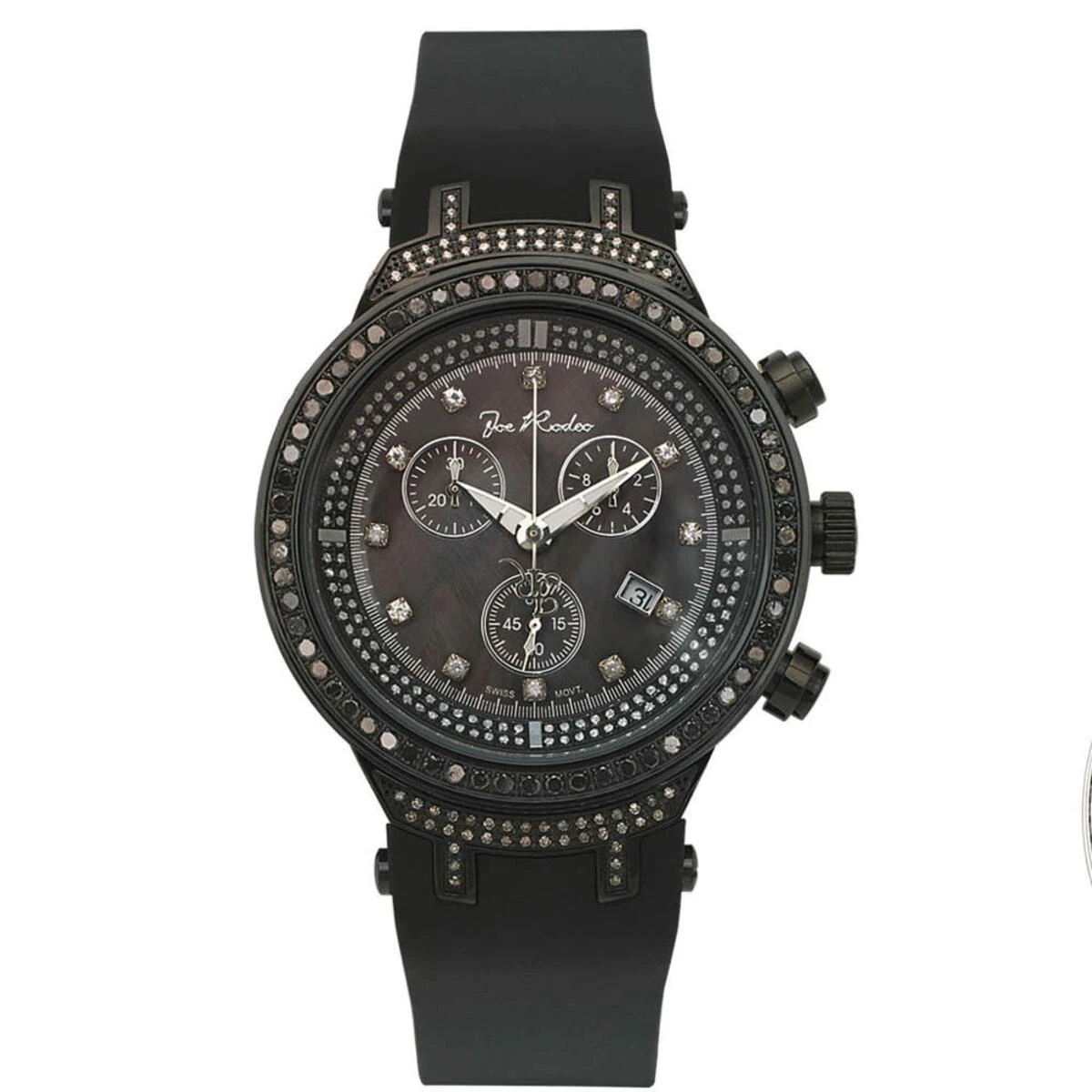 Black Diamond Joe Rodeo Master Diamond Watch 2.65ct 1 Black Diamond Joe Rodeo Master Diamond Watch 2.65ct
