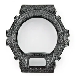 Casio Black G-Shock Bezel Iced Out With Crystals