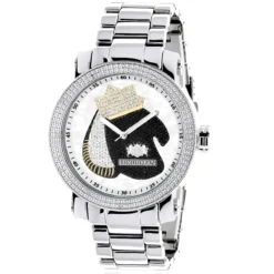 Boxing Gloves Diamond Watch For Men By Luxurman Southpaw Limited Edition