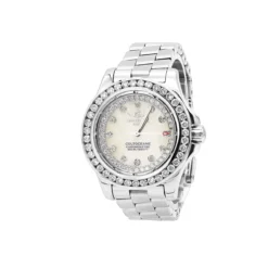 Breitling Colt Ladies Custom Diamond Watch 2.50ct