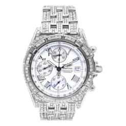 Breitling Crosswind Men's Diamond Watch 12.09ct