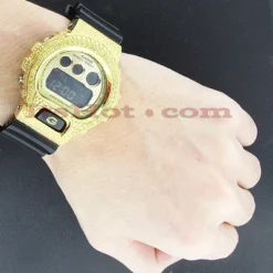 Casio G-Shock Yellow Diamond Watch 2ct DW-6900 -PNZ Watches Shop casio g shock yellow diamond watch 200ct dw 6900 p 42984bod
