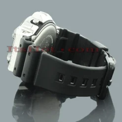 Casio White Green G-Shock Watch With Crystals -PNZ Watches Shop casio white green g shock watch with crystals p 46590back