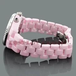 Ceramic Aqua Master Diamond Watch 1.25ct Rose -PNZ Watches Shop ceramic watches aqua master diamond watch 125ct rose p 9402back