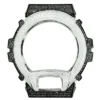 Casio Custom Black And White G-Shock Bezel With Crystals