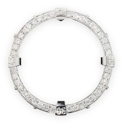 Custom Diamond Bezel For Breitling Super Avenger 2.80ct 1 Custom Diamond Bezel For Breitling Super Avenger 2.80ct