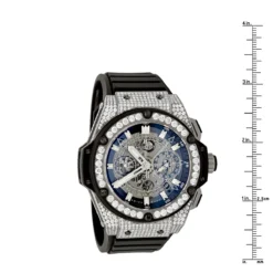 Diamond Hublot King Power Skeleton Dial Titanium Men's Watch 7.75ct 7 Diamond Hublot King Power Skeleton Dial Titanium Men's Watch 7.75ct -PNZ Watches Shop custom diamond hublot king power skeleton dial titanium mens watch 775ct ruler