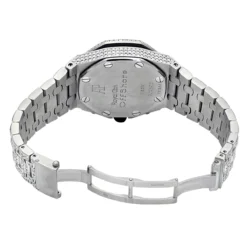 PNZ Watches Shop -PNZ Watches Shop custom iced out diamond audemars piguet royal oak offshore mens watch 18ct back