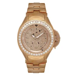 Diamond AquaMaster Rose Gold Tone Men's Diamond Watch 7.25ct