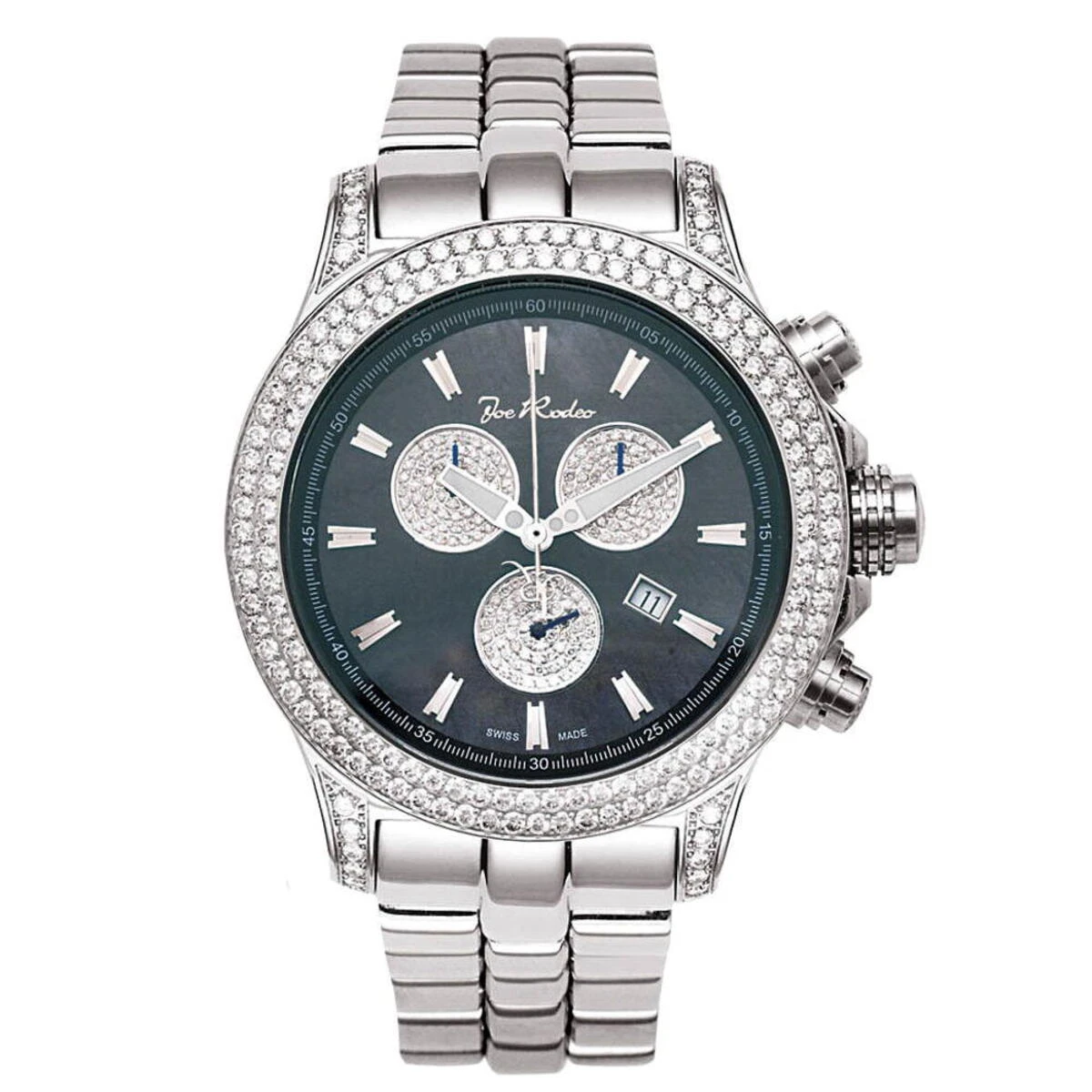 Diamond Joe Rodeo Watch Master Pilot 7ct 1 Diamond Joe Rodeo Watch Master Pilot 7ct