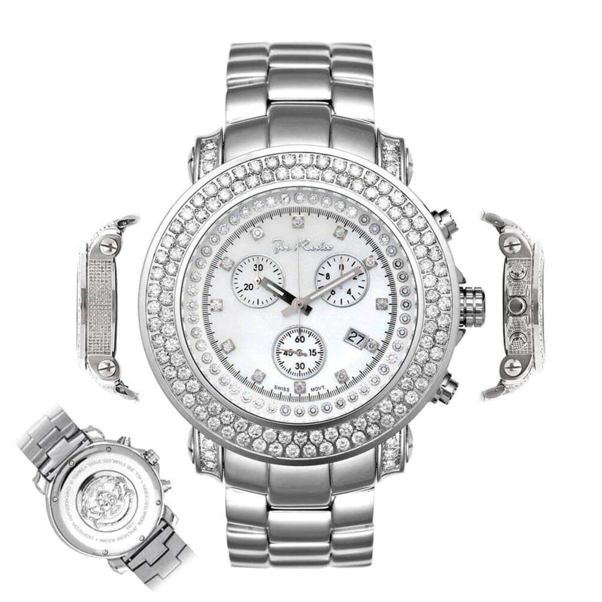 Diamond JoJo Watch 6.75ct Iced Out Joe Rodeo Junior 6 Diamond JoJo Watch 6.75ct Iced Out Joe Rodeo Junior - Image 6