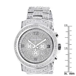 Fully Iced Out Large Diamond Watch For Men By Luxurman Escalade 3.5ct 9 Fully Iced Out Large Diamond Watch For Men By Luxurman Escalade 3.5ct -PNZ Watches Shop fully iced out large diamond watch for men by luxurman escalade 35ct ruler