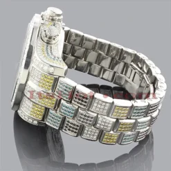 Fully Paved Men's Joe Rodeo Diamond Watch 26.70ct 12 Fully Paved Men's Joe Rodeo Diamond Watch 26.70ct -PNZ Watches Shop fully paved mens joe rodeo diamond watch 2670ct p 35653back