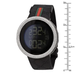 Men's 114 I-Gucci Genuine Diamond Watch 5.5ct YA114207 -PNZ Watches Shop genuine mens gucci diamond watch 55ct p 42851 ruler