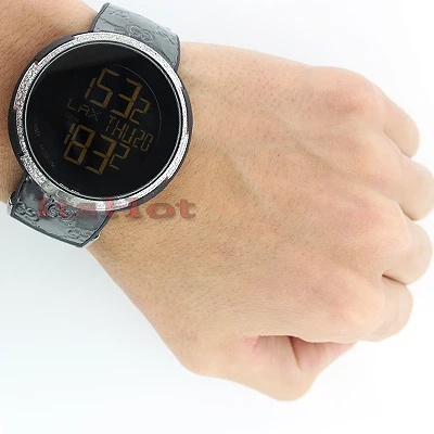 I-Gucci "Grammy Museum" Edition Men's Diamond 2.80ct Custom Watch YA114101 3 I-Gucci "Grammy Museum" Edition Men's Diamond 2.80ct Custom Watch YA114101 - Image 3