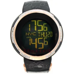 114 I-Gucci Men's Limited "Latin Grammy" Edition 2.80ct Diamond Watch YA114102