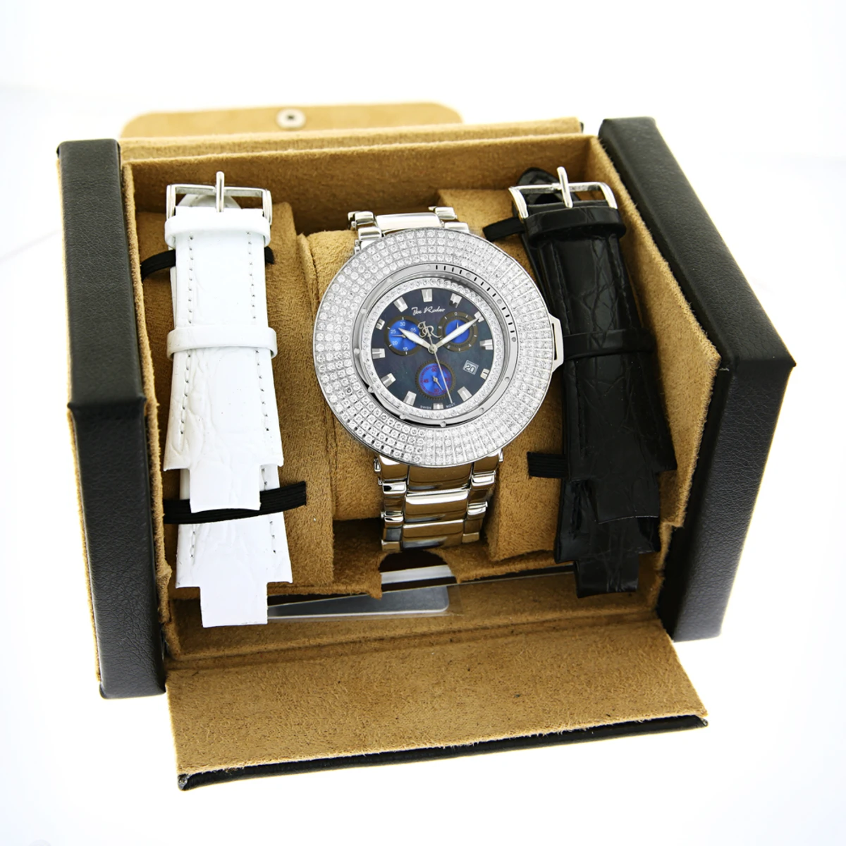 Hip Hop Joe Rodeo Razor Men's Iced Out Diamond Bezel Watch 10.4ct 4 Hip Hop Joe Rodeo Razor Men's Iced Out Diamond Bezel Watch 10.4ct - Image 4