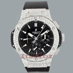 Hublot Big Bang Men's Custom Diamond Watch 8.25ct