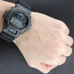 Casio Iced Out G SHOCK Black Diamond Watch 4.50ct -PNZ Watches Shop iced out g shock watches black diamond watch 450ct 4