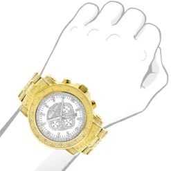 Iced Out Luxurman Men's Diamond Watch W Chronograph Yellow Gold Plated 2ct 7 Iced Out Luxurman Men's Diamond Watch W Chronograph Yellow Gold Plated 2ct -PNZ Watches Shop iced out luxurman mens diamond watch w chronograph yellow gold plated 2ct bod