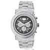 Iced Out Men's Diamond Watch Luxurman 2ct Escalade Oversized W Chronograph