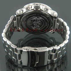 Iced Out Joe Rodeo Diamond Watch 6ct White Mop -PNZ Watches Shop iced out watches joe rodeo diamond watch 6ct white mop p 8988back