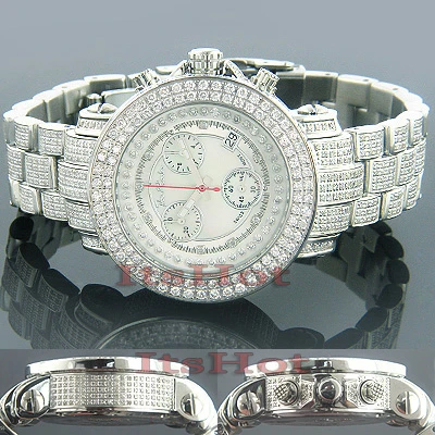Iced Out Joe Rodeo Ladies Diamond Watch 10ct 2 Iced Out Joe Rodeo Ladies Diamond Watch 10ct - Image 2