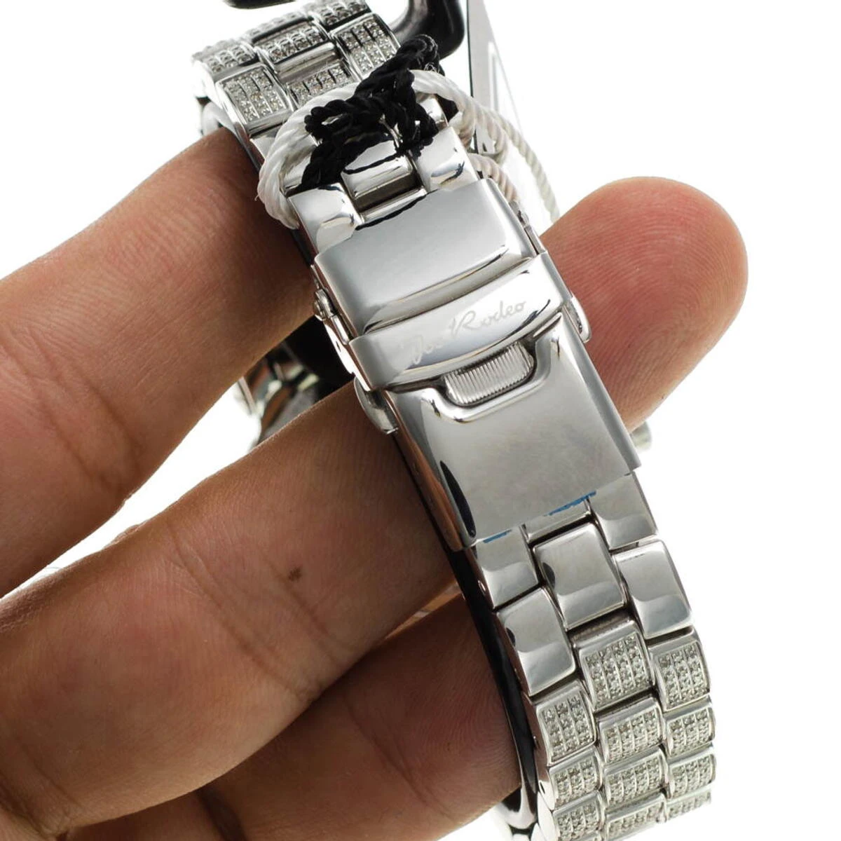 Iced Out Joe Rodeo Ladies Diamond Watch 10ct 7 Iced Out Joe Rodeo Ladies Diamond Watch 10ct - Image 7