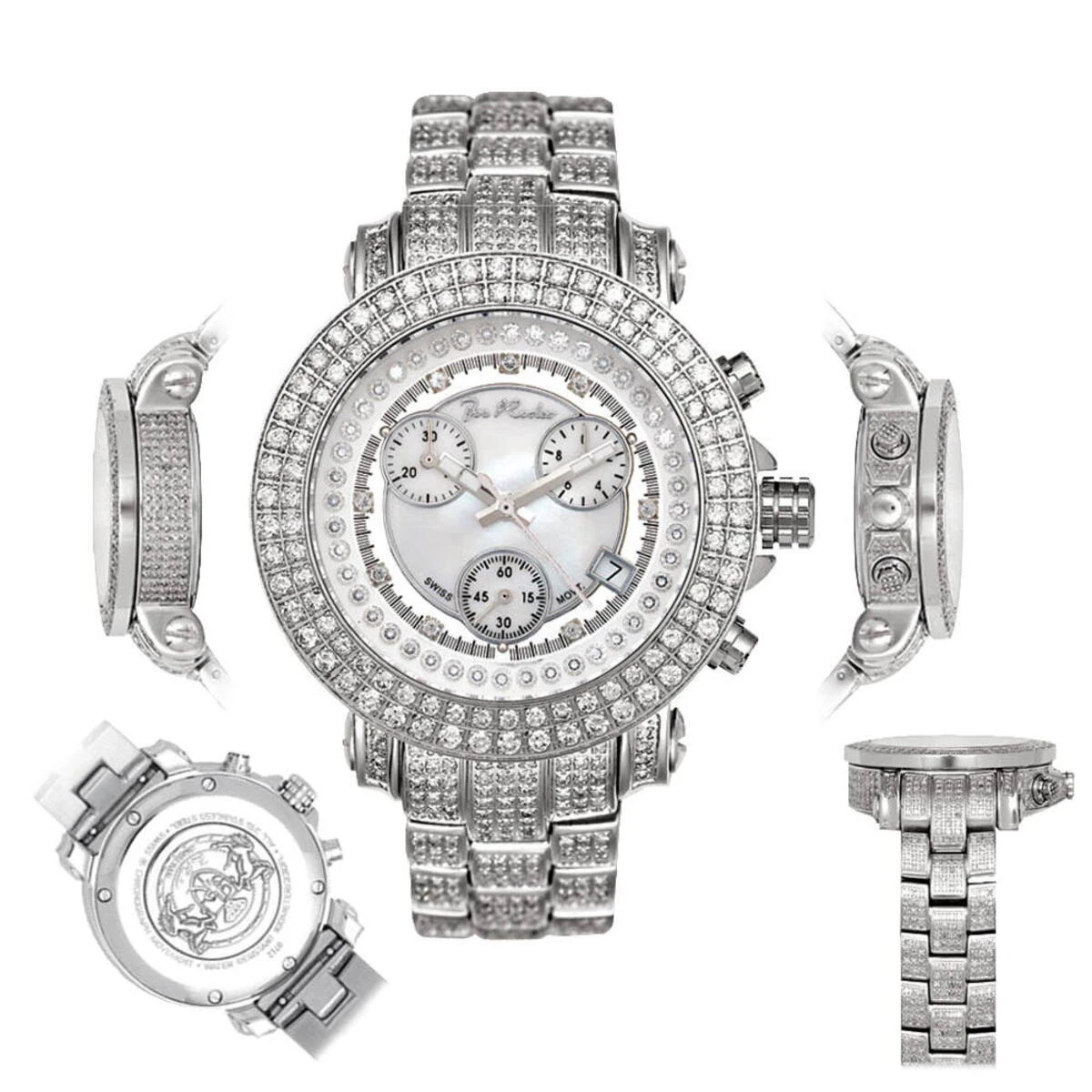 Iced Out Joe Rodeo Ladies Diamond Watch 10ct 6 Iced Out Joe Rodeo Ladies Diamond Watch 10ct - Image 6