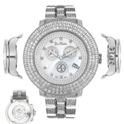 Oversized Iced Out Joe Rodeo Pilot Men's Diamond Watch 11 Carats -PNZ Watches Shop iced out watches joe rodeo mens diamond watch 11ct p 9277 main2