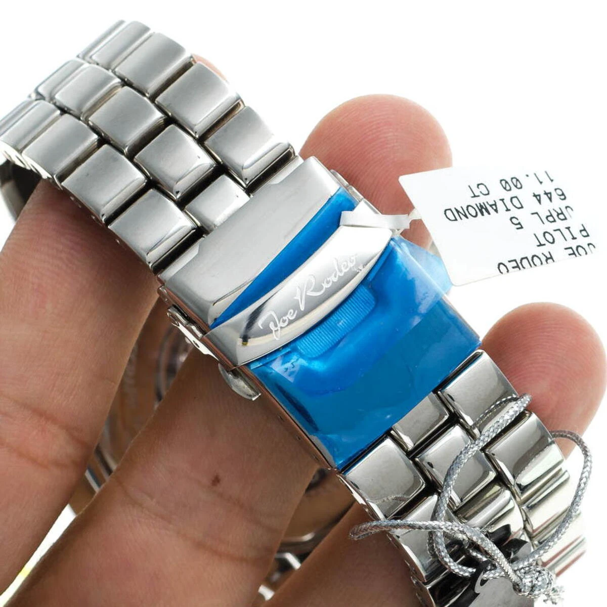 Iced Out Joe Rodeo Pilot Diamond Watch 11ct 10 Iced Out Joe Rodeo Pilot Diamond Watch 11ct - Image 10