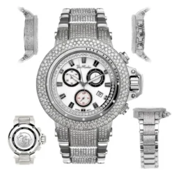 Iced Out Joe Rodeo Razor Diamond Watch 24ct -PNZ Watches Shop iced out watches joe rodeo razor diamond watch 24ct p 8985 main2