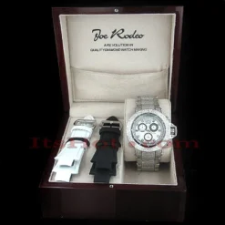 Iced Out Joe Rodeo Razor Diamond Watch 24ct -PNZ Watches Shop iced out watches joe rodeo razor diamond watch 24ct p 8985box