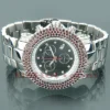 Iced Out Joe Rodeo Red Diamond Watch 8.75ct