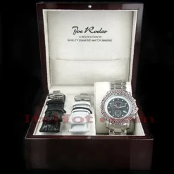 Iced Out Joe Rodeo Red Diamond Watch 8.75ct 7 Iced Out Joe Rodeo Red Diamond Watch 8.75ct -PNZ Watches Shop iced out watches joe rodeo red diamond watch 875ct p 9013box