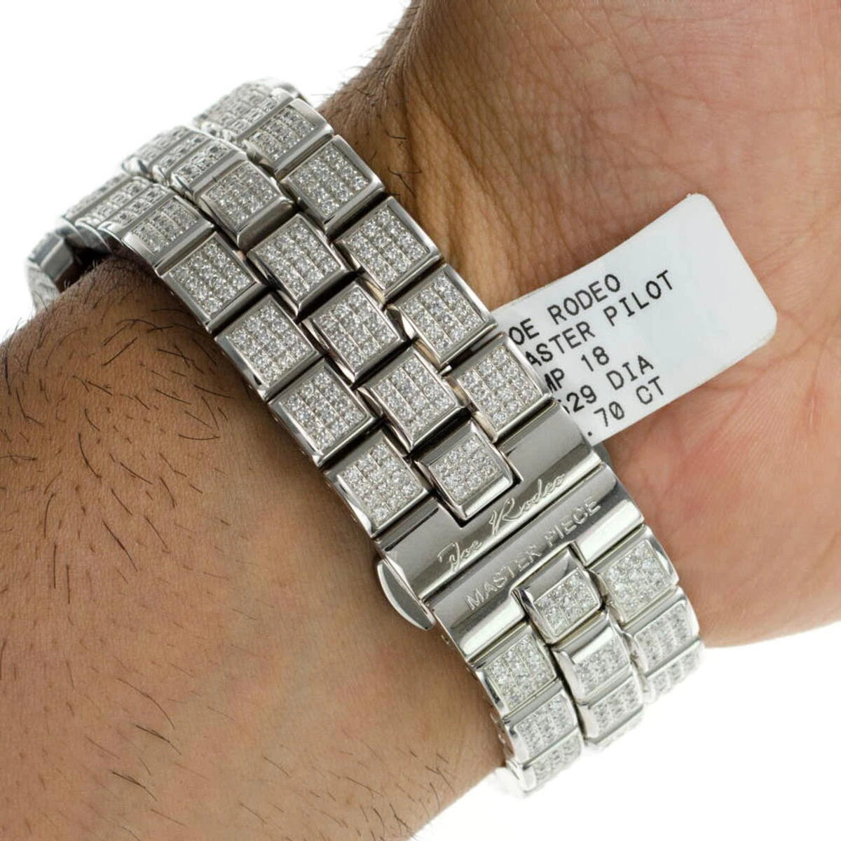 Iced Out Men's Joe Rodeo Diamond Watch 26.70ct 9 Iced Out Men's Joe Rodeo Diamond Watch 26.70ct - Image 9