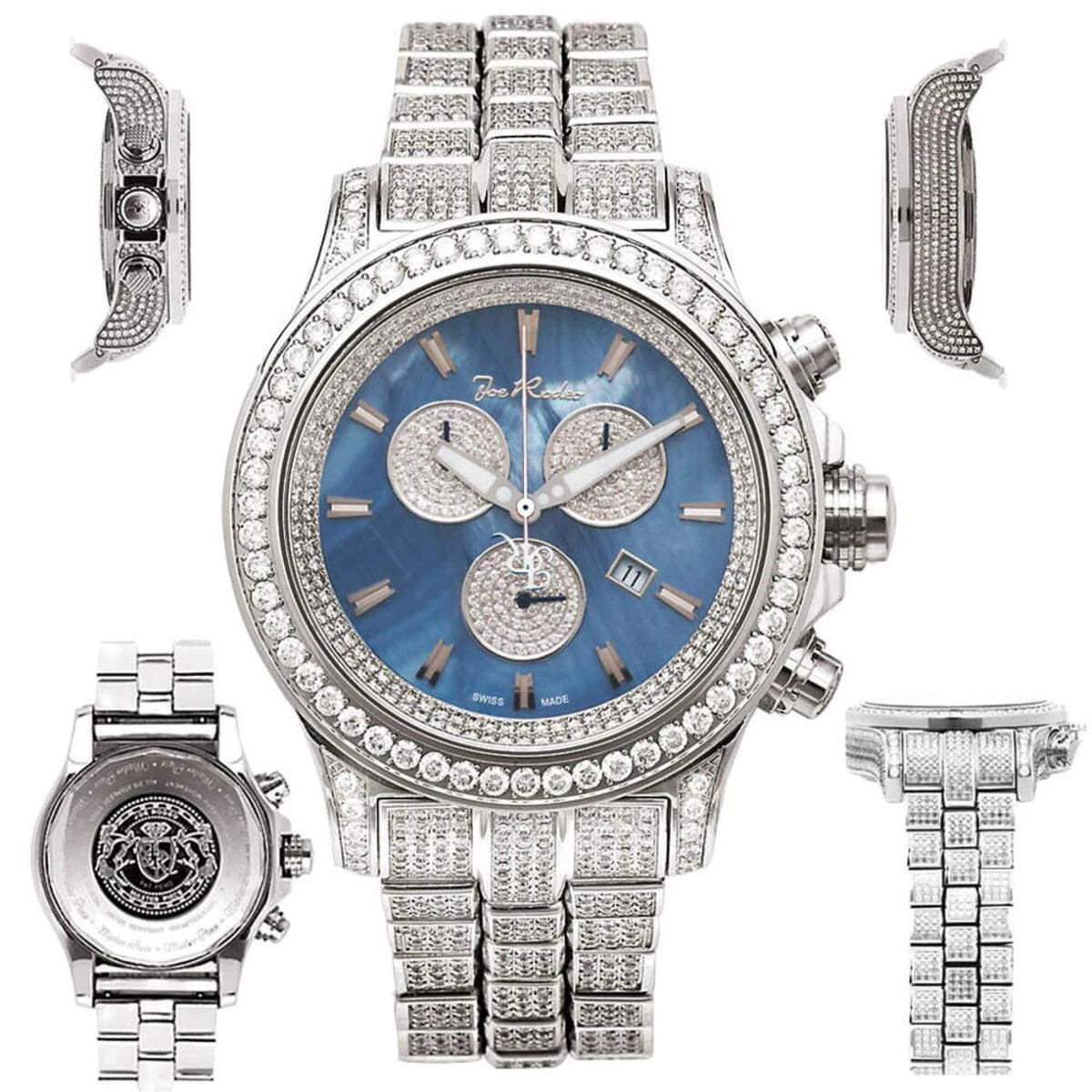 Iced Out Men's Joe Rodeo Diamond Watch 26.70ct 5 Iced Out Men's Joe Rodeo Diamond Watch 26.70ct - Image 5