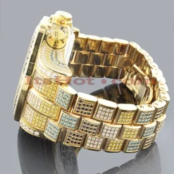 Iced Out Men's Joe Rodeo Watch 26.7ct Yellow 13 Iced Out Men's Joe Rodeo Watch 26.7ct Yellow -PNZ Watches Shop iced out watches mens joe rodeo watch 267ct yellow p 35652back