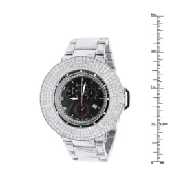 Hip Hop Oversized Joe Rodeo Razor Diamond Bezel Watch For Men 10.4c -PNZ Watches Shop iced out wrist watches joe rodeo razor mens watch 104 p 9198 rulerwh